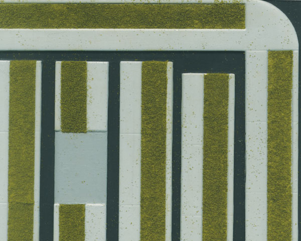 Example of painted Curbs, Walks, and Parkways, No Scale