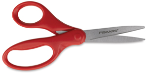 Student Scissors, 7" Long, 3" Cut