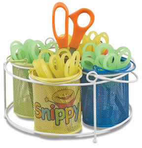 Carry-All Caddy with 24 Blunt Snippy Scissor Class Pack