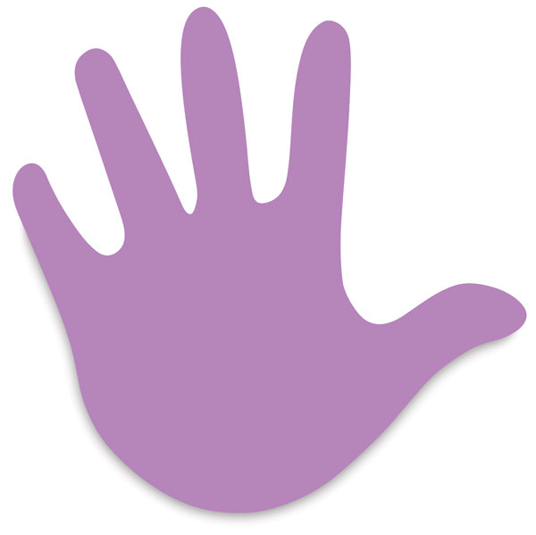 Baby Handprint Die
