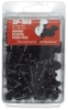 Black Plastic Push Pins, Pkg of 100