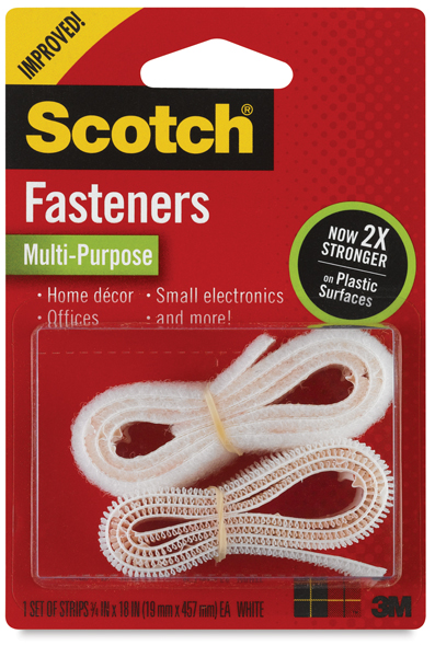 1 Set, White, 3/4" &times; 18"