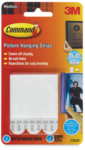 Picture Hanging Strips  Medium, Pkg of 6 