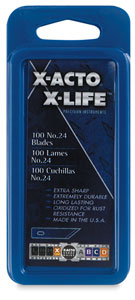 #24, Bulk Pack of 100, Carbonized Steel