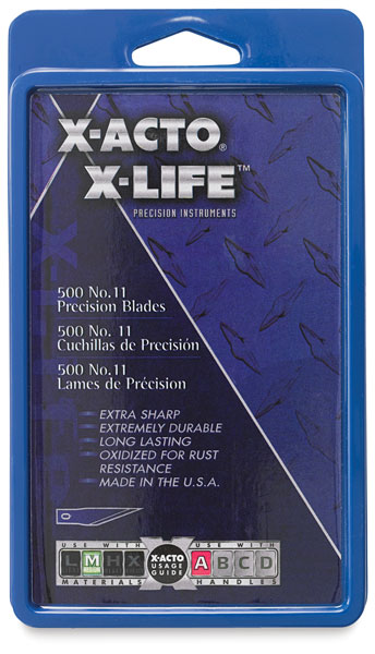 #11, Bulk Pack of 500 Blades, Carbonized Steel