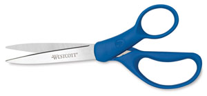 Blue, 8", Straight