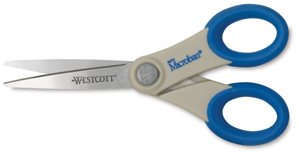 Gray/Blue Scissors, 7” Pointed