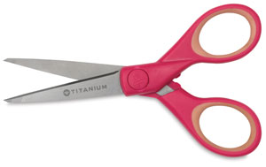 Titanium Bonded Craft Scissors, 5" Microtip