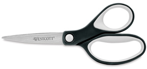 KleenEarth Recycled Soft Handle Scissors, Bent