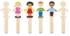 Creativity Street Wood Craft Stick Shapes