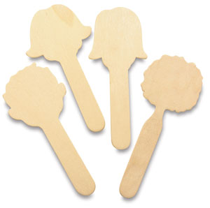 Wood Craft Stick Faces