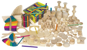 Hygloss Wood Treasure Box