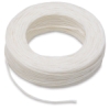 Waxed Linen Cord, White