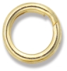 Split Jump Ring, Gold Finish