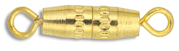 Small Barrel Clasp with Loop