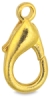 Small Lobster Claw Clasp, Gold Finish