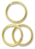 Jump Rings, Gold Finish
