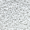 Opaque Glass E Beads, White