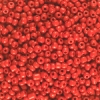 Opaque Glass E Beads, Red