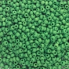 Opaque Glass E Beads, Green