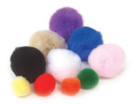 Acrylic Pom Pons