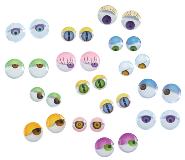 3-D Wiggle Eyes, Pkg of 64
