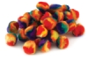Rainbow Poms, Pack of 100