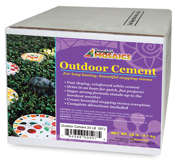 Mosaic Stone Outdoor Cement, 20 lb