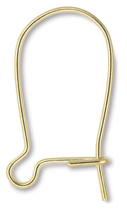 Small Kidney Pierced Ear Wire