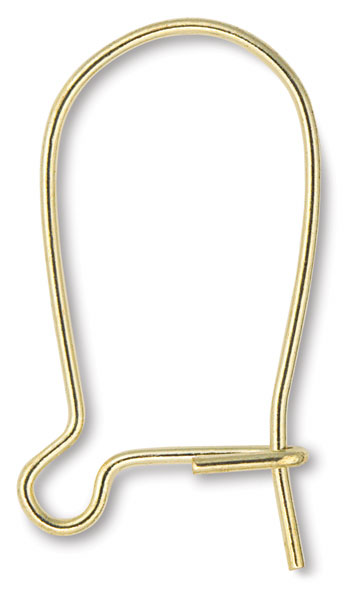 Small Kidney Pierced Ear Wire