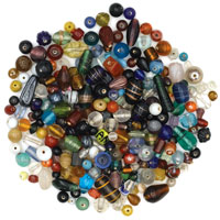 Rainbow Glass Beads