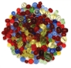 Rainbow Glass Beads