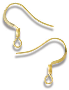 Gold Fish Hook, Pkg of 6