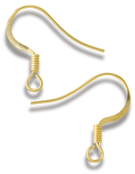 Gold Fish Hook, Pkg of 6