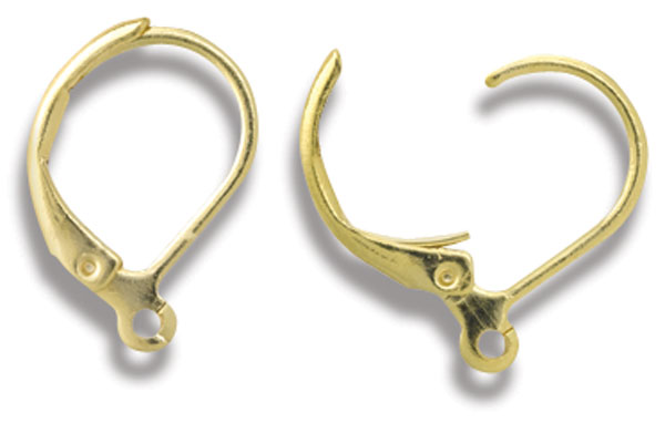 Gold Lever Loop, Pkg of 2