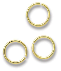 Gold Jump Ring, Pkg of 16