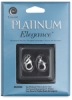 Platinum Lobster Claw, Pkg of 2