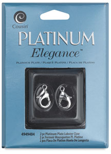 Platinum Lobster Claw, Pkg of 2