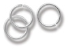 Platinum Jump Ring, Pkg of 16