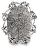 Antique Silver Oval Swirl, Back