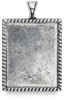 Antique Silver Rectangle, Front