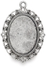 Antique Silver Oval, Front