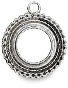 Antique Silver Round, Front