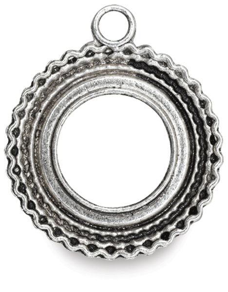 Antique Silver Round, Front