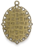 Brass Oval, Back