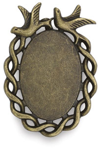 Brass Birds Oval, Front