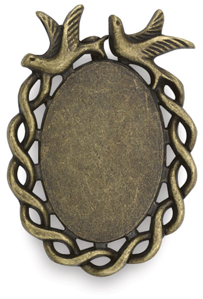 Brass Birds Oval, Front
