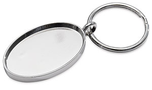 Oval Keychain