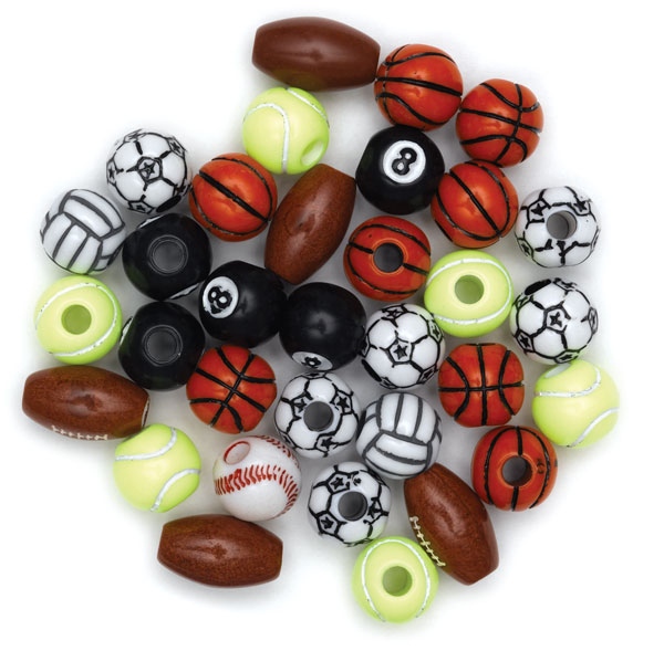 Sports-themed Beads
