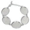 Oval Metal Bracelet